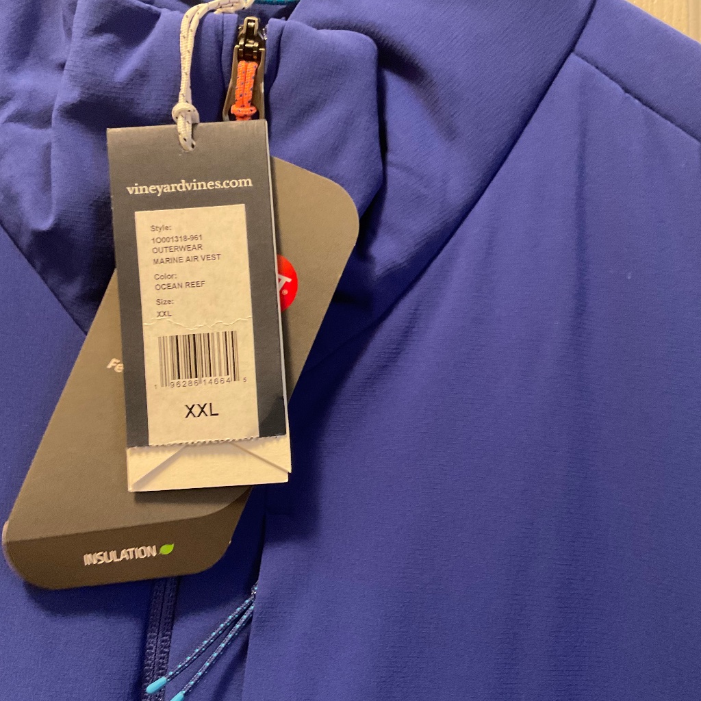 Vineyard Vines Marine Air Vest Nwt Xxl Ocean Reef